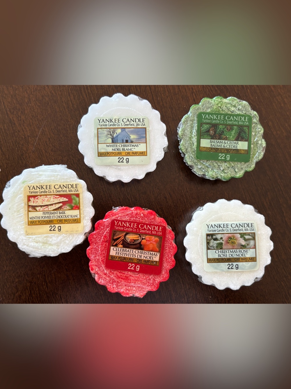 Yankee Candle Wax Melts Lot Christmas Holiday Scents NEW